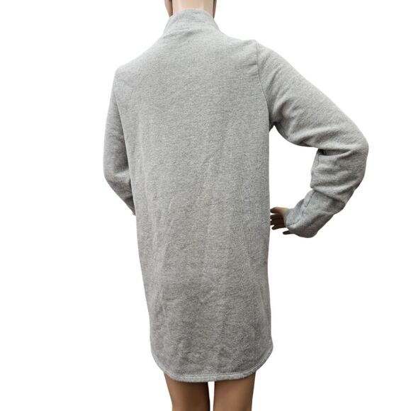 Reformation The Cory Mini Sweatshirt Dress in Gray - Picture 4 of 6